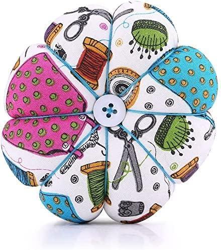 1pc Wrist Pin Cushion With Random Color, Round Shape, Accessories For Diy  Sewing Tool