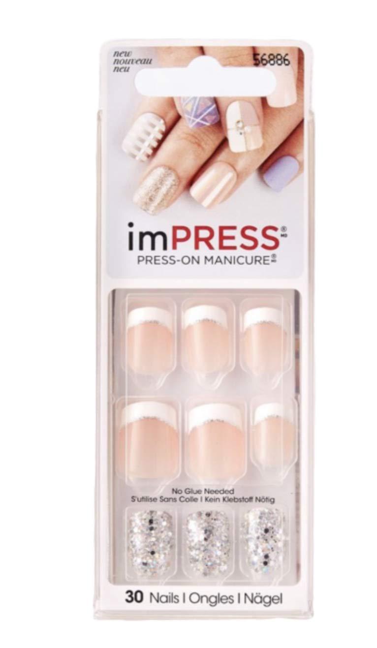 Kiss imPress PressOn French Manicure Nails 56886 Rock it UltraFit