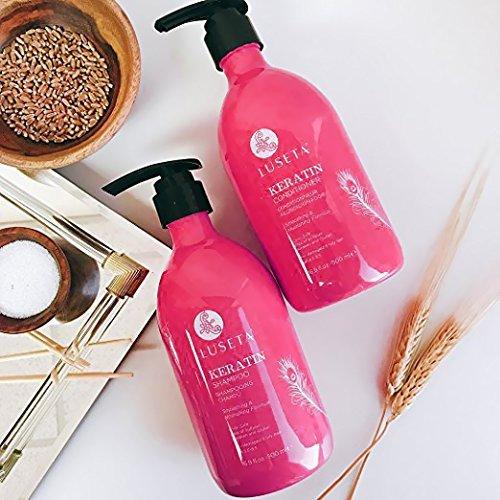 Luseta Keratin Shampoo & Conditioner Set Color Treated Hair Treatment