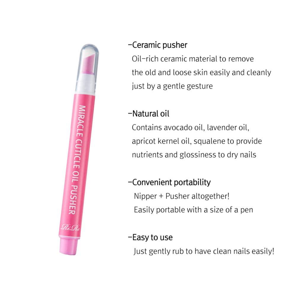 Miracle Finger Toe Nail Cuticle Remover Oil Pusher Cleaner