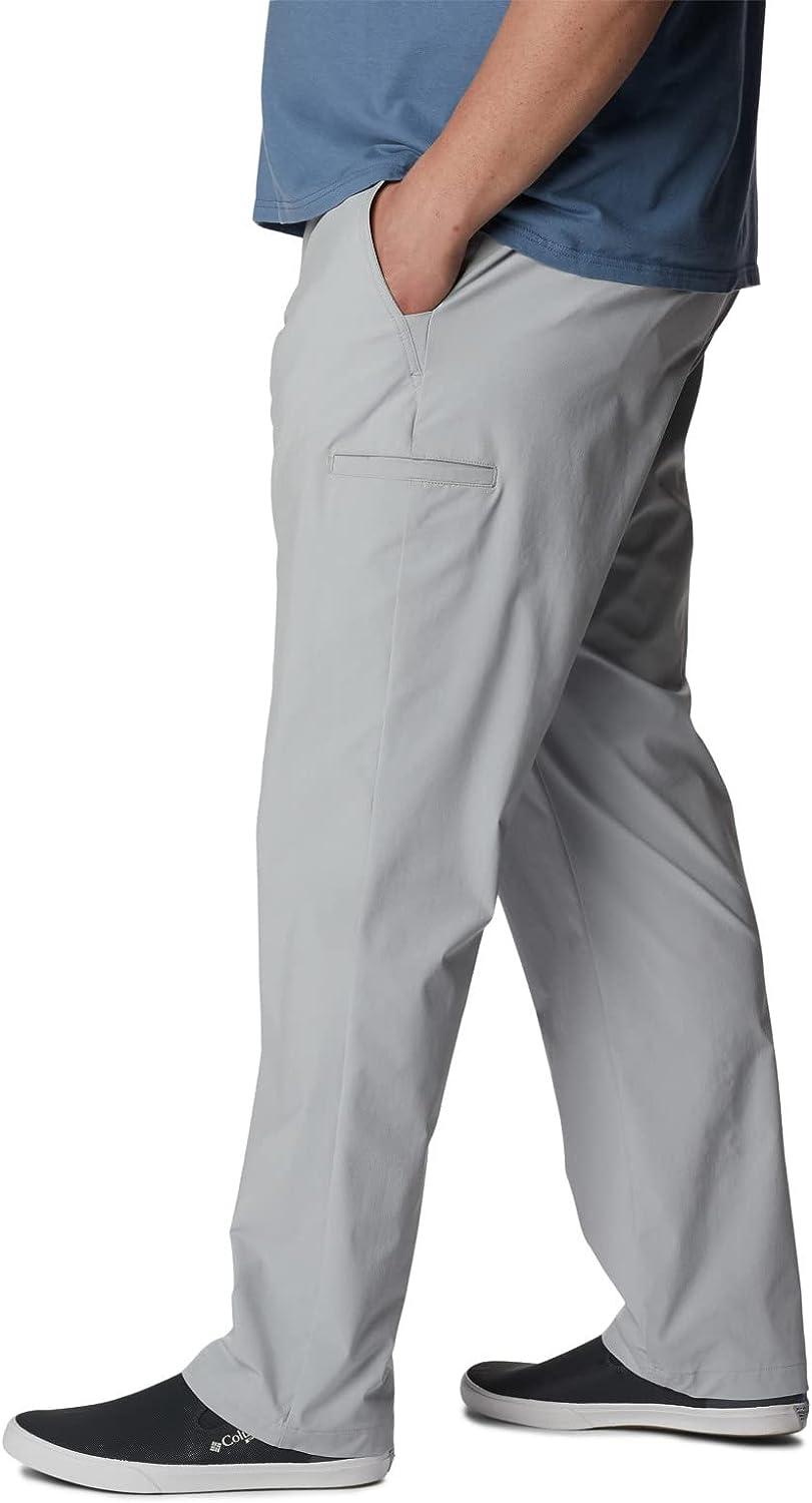 Columbia Men's Terminal Tackle Pant Cool Grey 42W x 30L Big