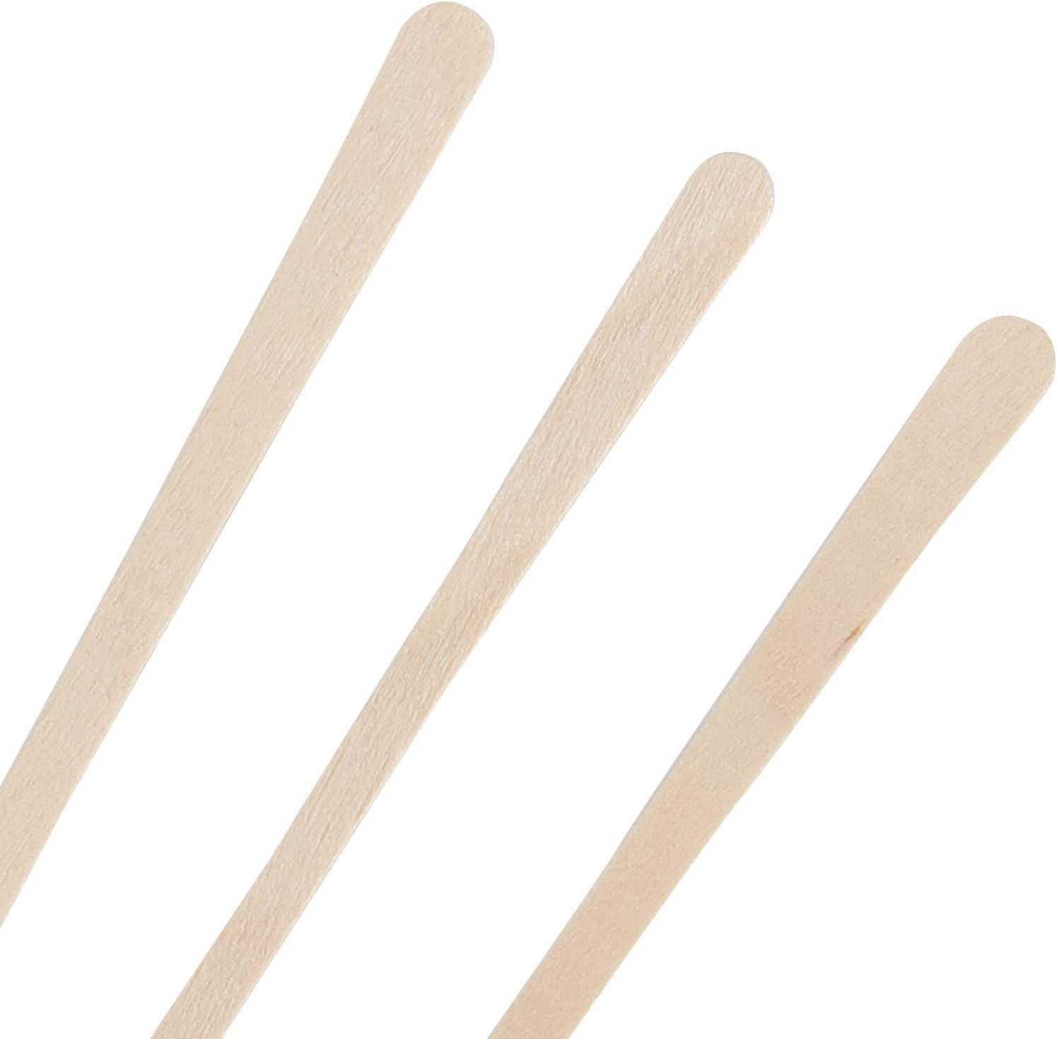 JAPCHET 1000 PCS Eye brow Waxing Sticks Small Wax Spatulas Mini Wooden