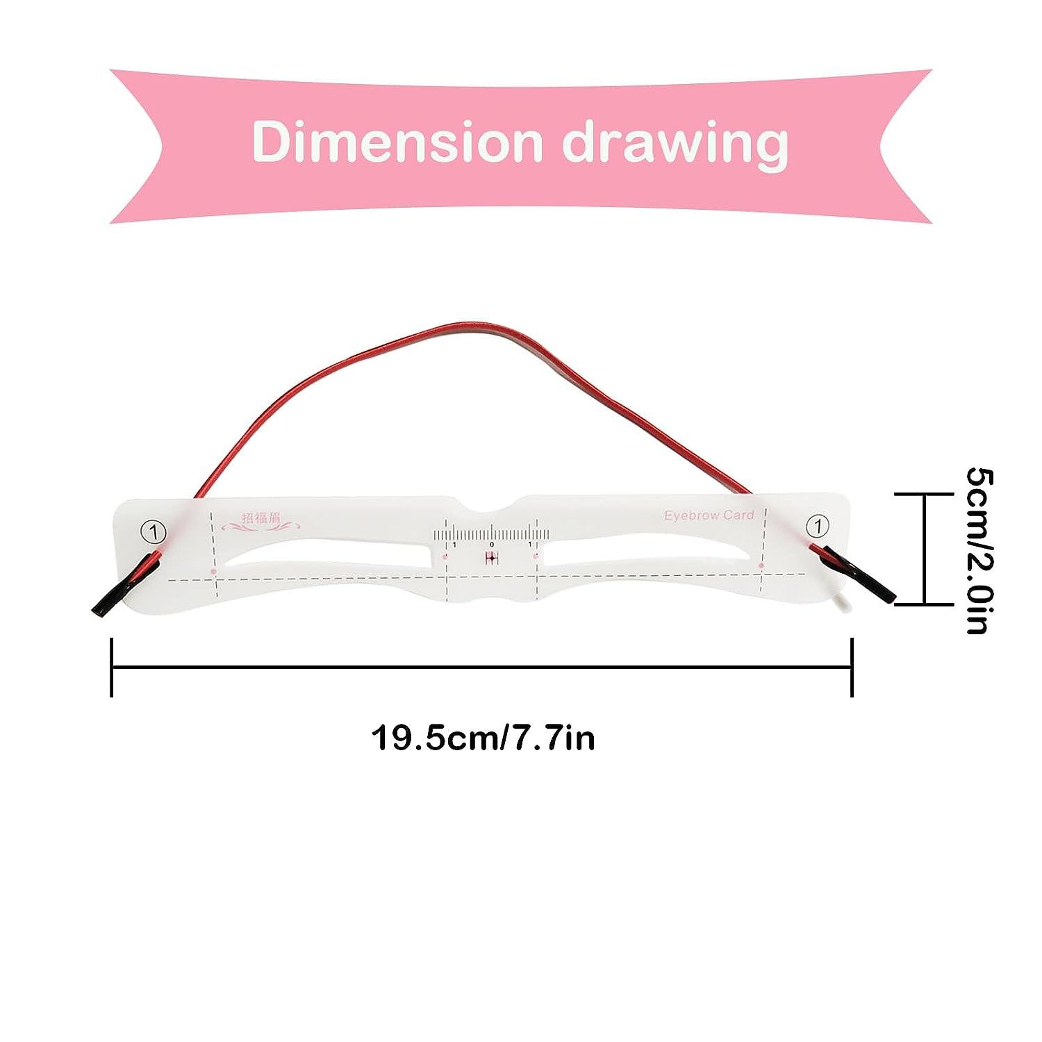 Eyebrow Stencils 12 Styles Reusable Eyebrow Shaper Kit Template with
