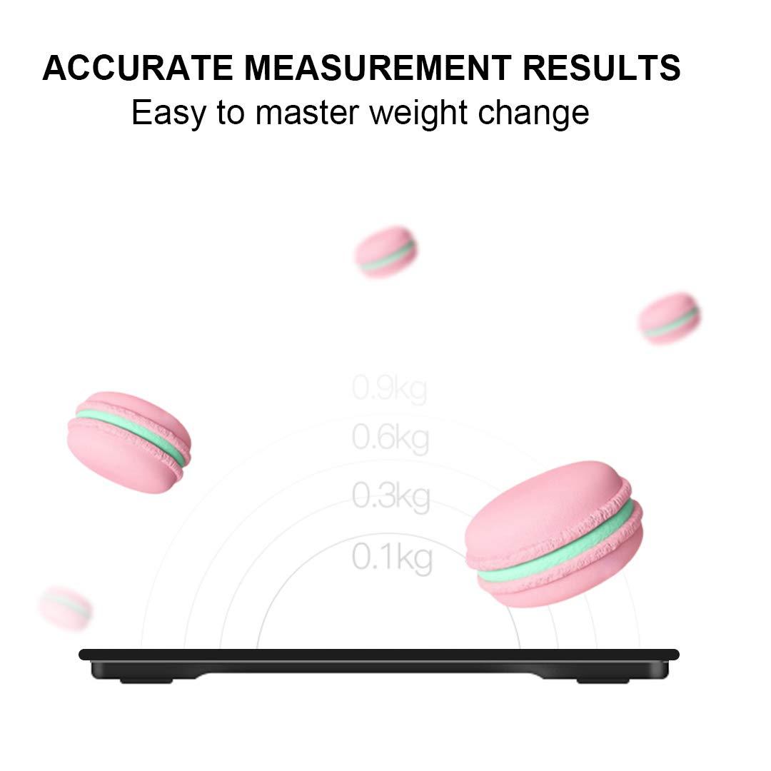 Digital Bathroom Body Scale for Weight, Measures Up To 400 Lb or 180 Kg (  Pink )