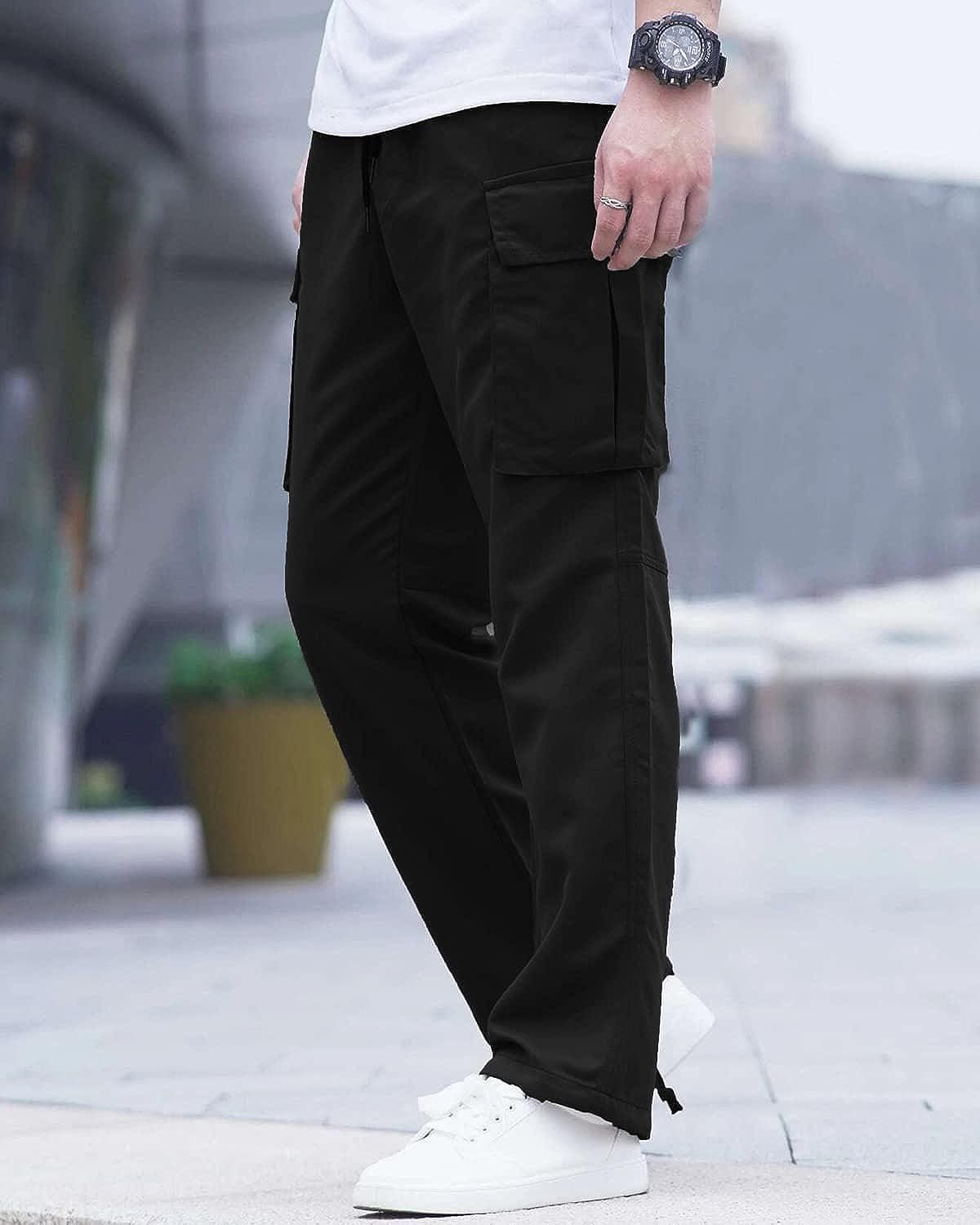 BROWON Autumn Men Fashions Solid Color Casual Pants Men Straight Slight  Elastic Ankle-Length High Quality Formal Trousers Men