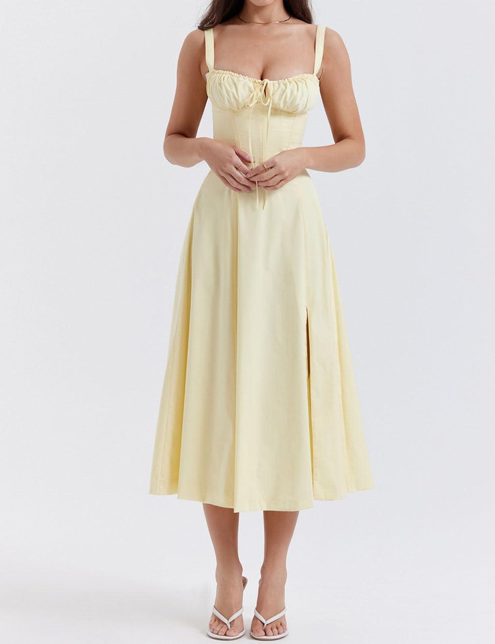 Women's Loose Casual Sleeveless Long Dress Side Slit Maxi Dresses 2 XX-Large Women's Loose Casual Sleeveless Long Dress Side Slit Maxi Dresses 2 XX-Large