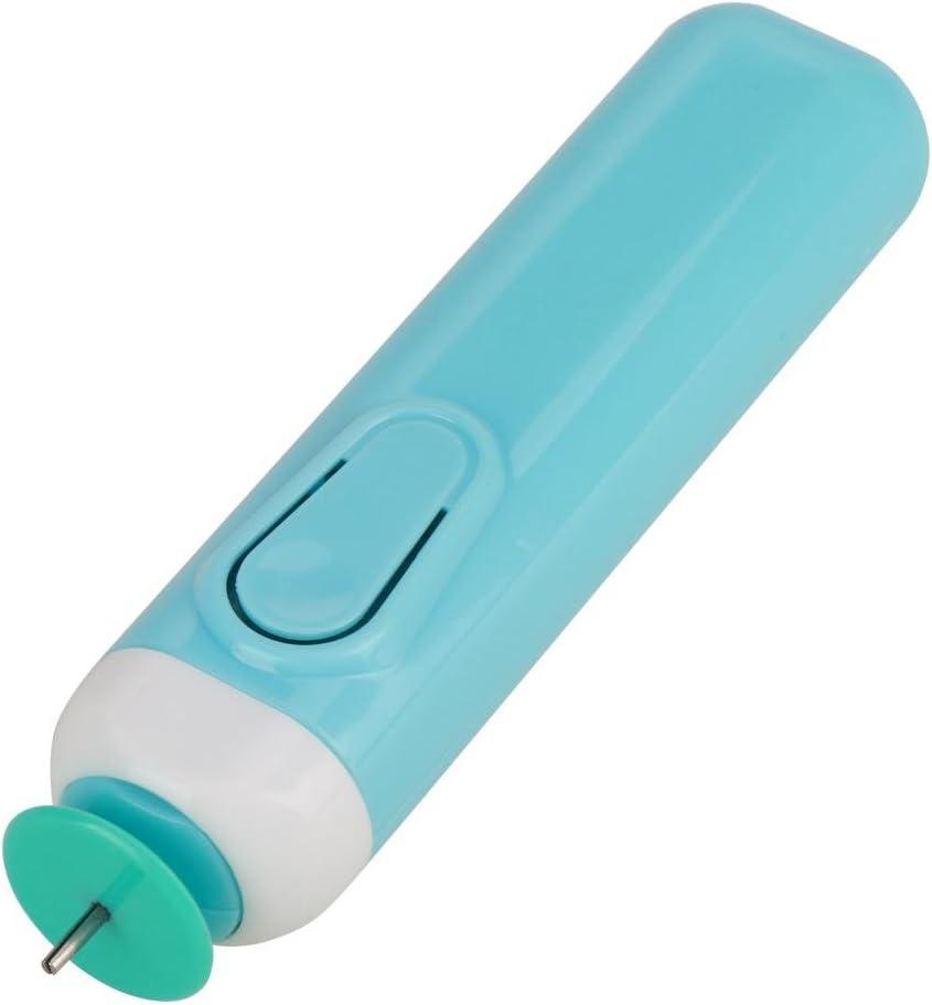 Electric Quilling Pen Electric Quilling Slotted Tool Automated Paper Volume  Curling Pen(Blue)