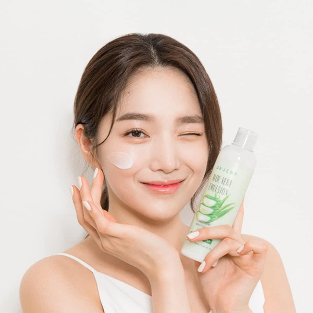 ORJENA Aloe Vera Lotion Emulsion 8.45 fl. oz - Moisturizing Skincare |  Kbeauty for All Skin Types - International Shipping