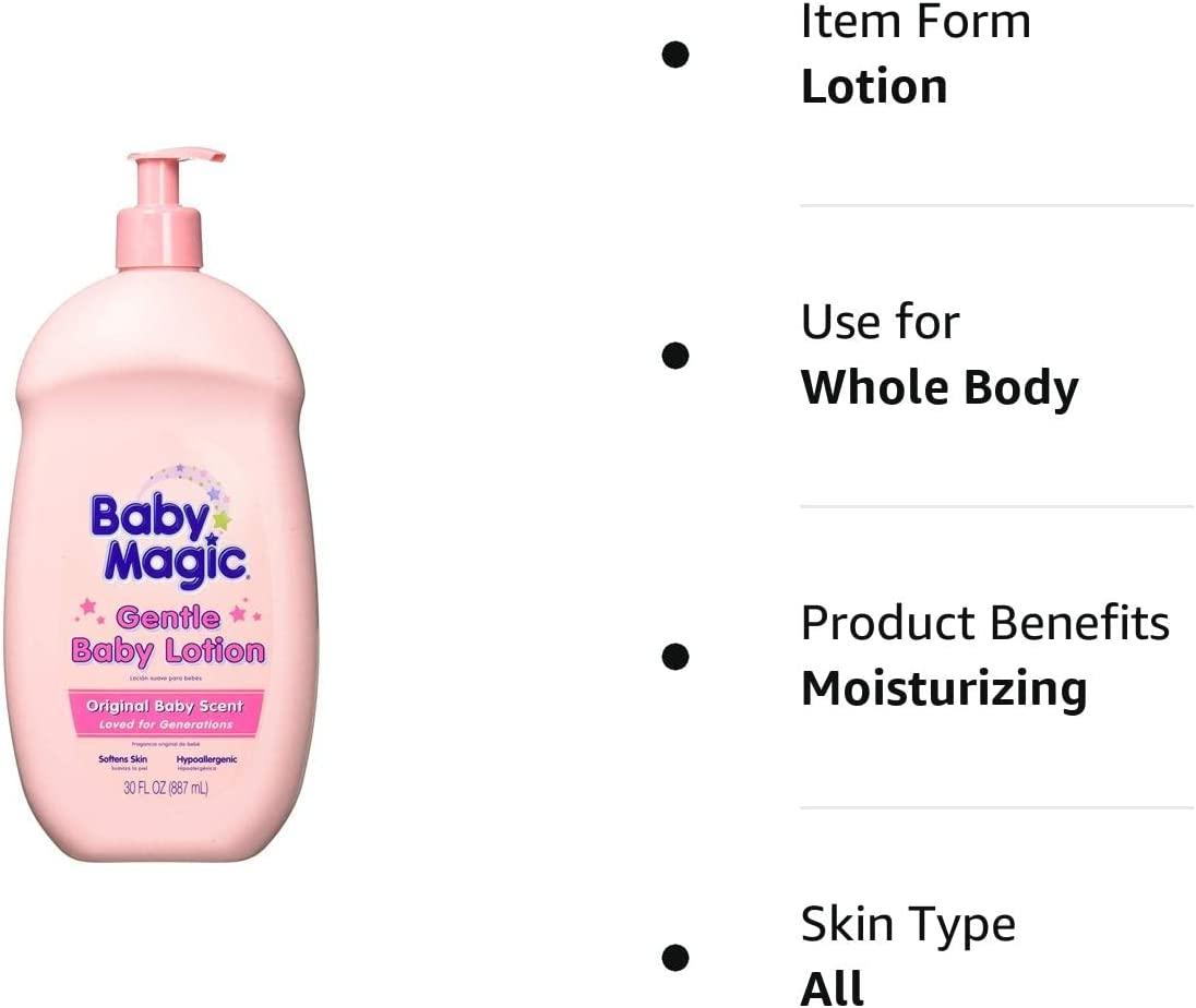 Baby Magic Gentle Baby Lotion Original Baby Scent 30 fl oz 2 Pack