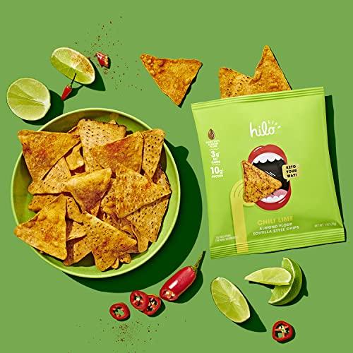 Hilo Life Low Carb Keto Tortilla Chips Bold Variety Pack (12 Count