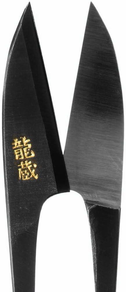 KAKURI Japanese Fabric Scissors for Sewing Lrage 9.5, Made in Japan, Japanese Professional Sewing Shears, Razor Sharp Japanese Steel Balde, Black