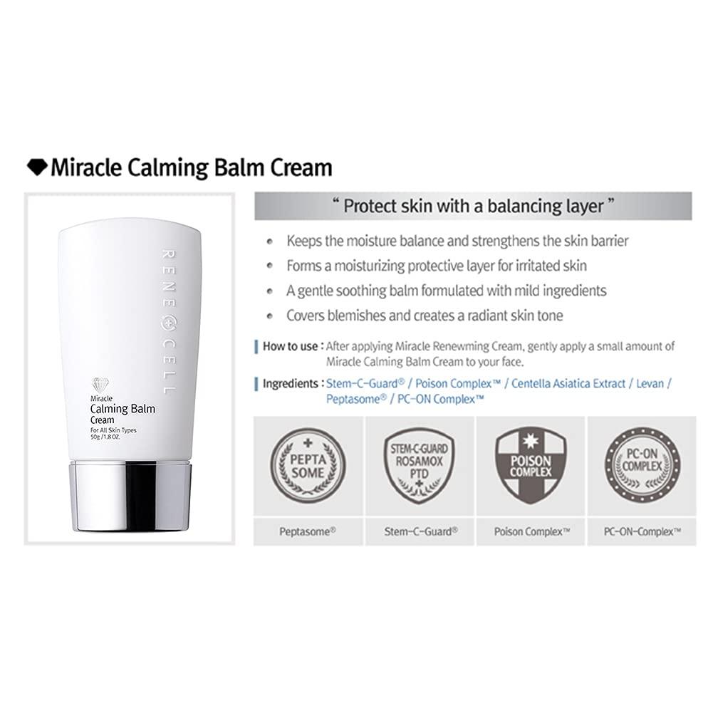 Rene Cell Miracle Calming Balm - Tinted Moisturizer for All Skin