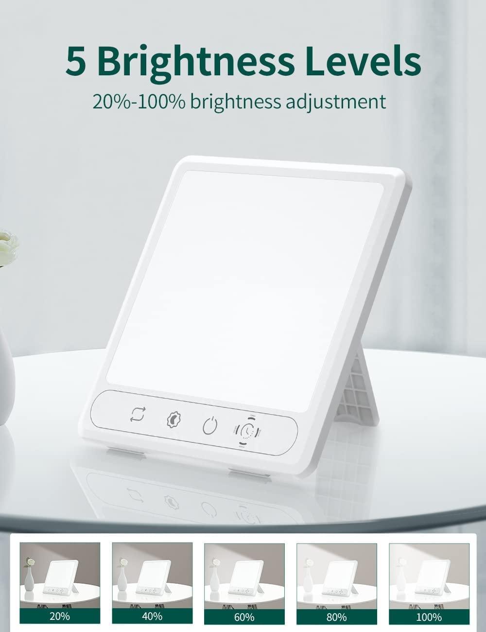 Light Therapy Lamp Uv Free 10000 Lux