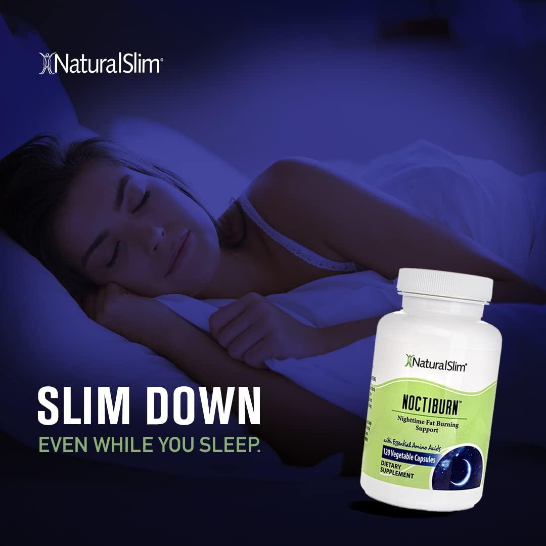 NaturalSlim NoctiBurn Nighttime Weight Management Support Human Growth Hormone with
