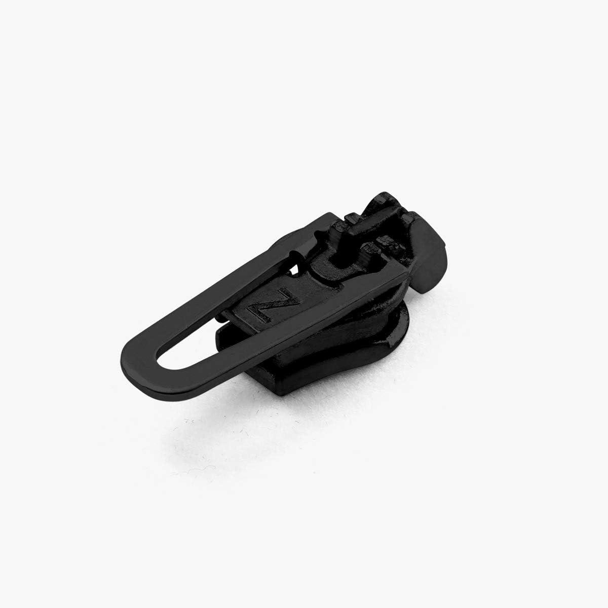 Instant Zipper Clip & Zip Quick Fix Zip Puller Zipper Pull Replacement For  Coat Bag General Black 10pcs 