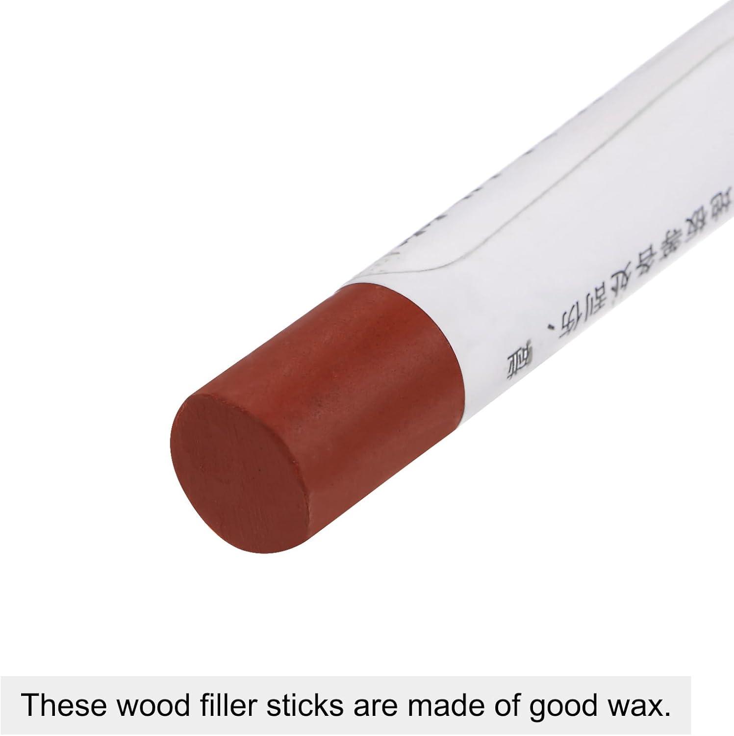 Uxcell Furniture Repair Wax Crayons Kit, 20Pcs - Wood Filler