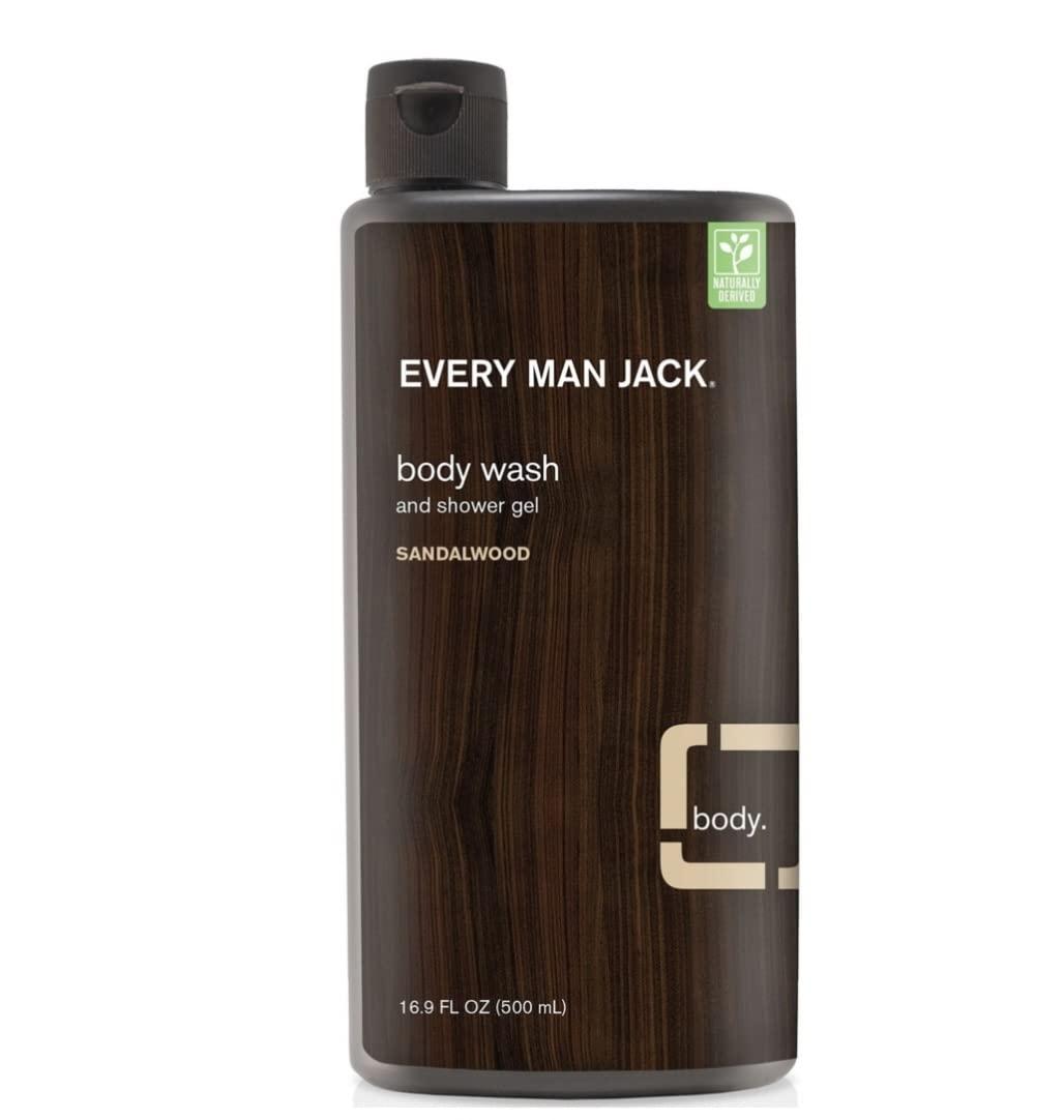 Bryant Desai Supplies Every Man Jack Body Wash Collection 16.9 fl. oz Sandalwood, Sea Salt
