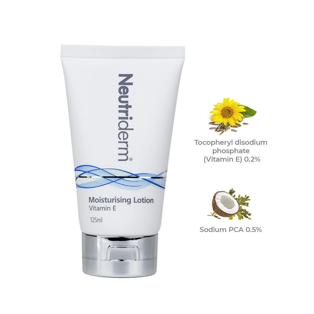 NEUTRIDERM Moisturising Lotion Deep Hydration for All Skin Types with Vitamin E LongLasting