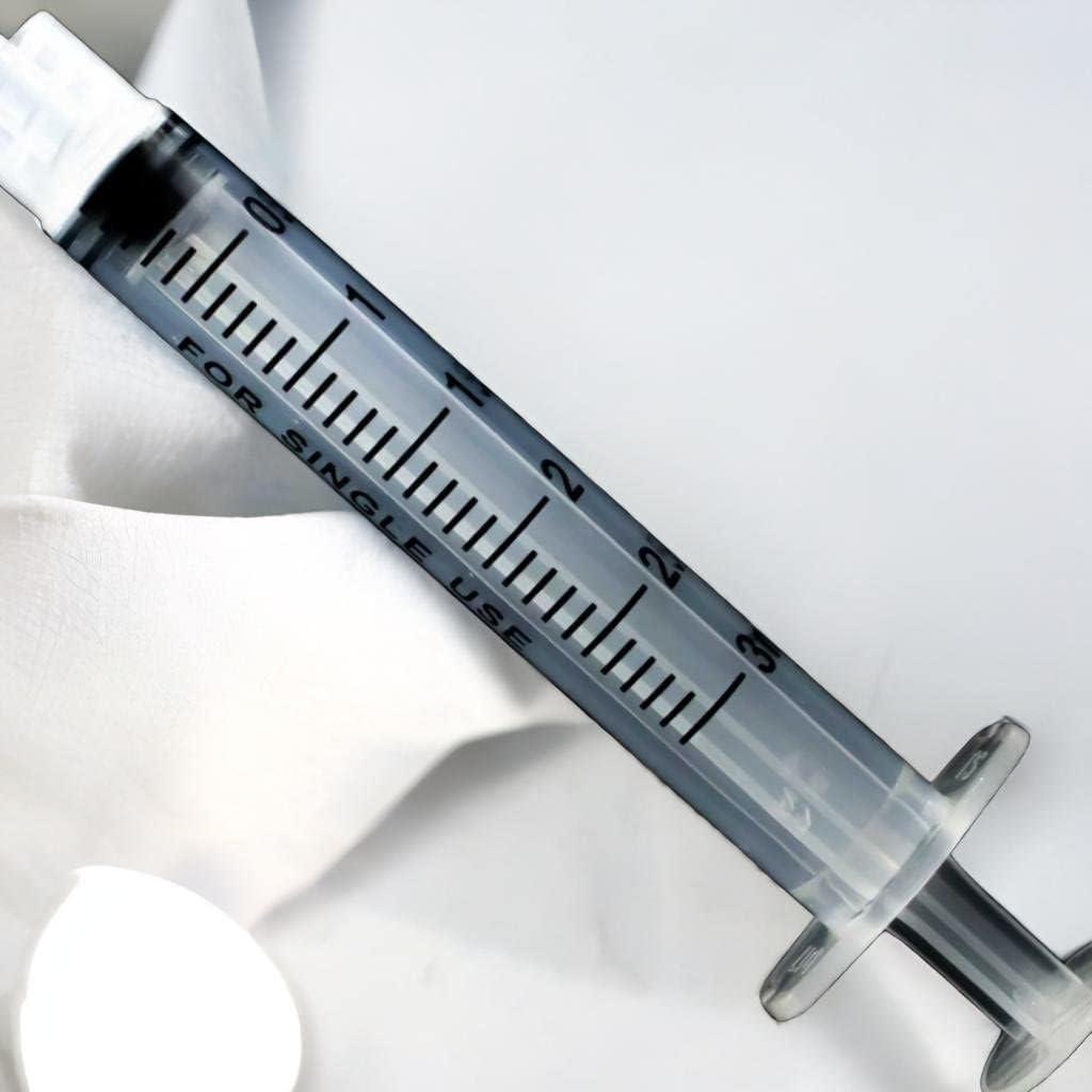 Syringe Sterile with Luer Lock Individually Sealed - 100 Syringes