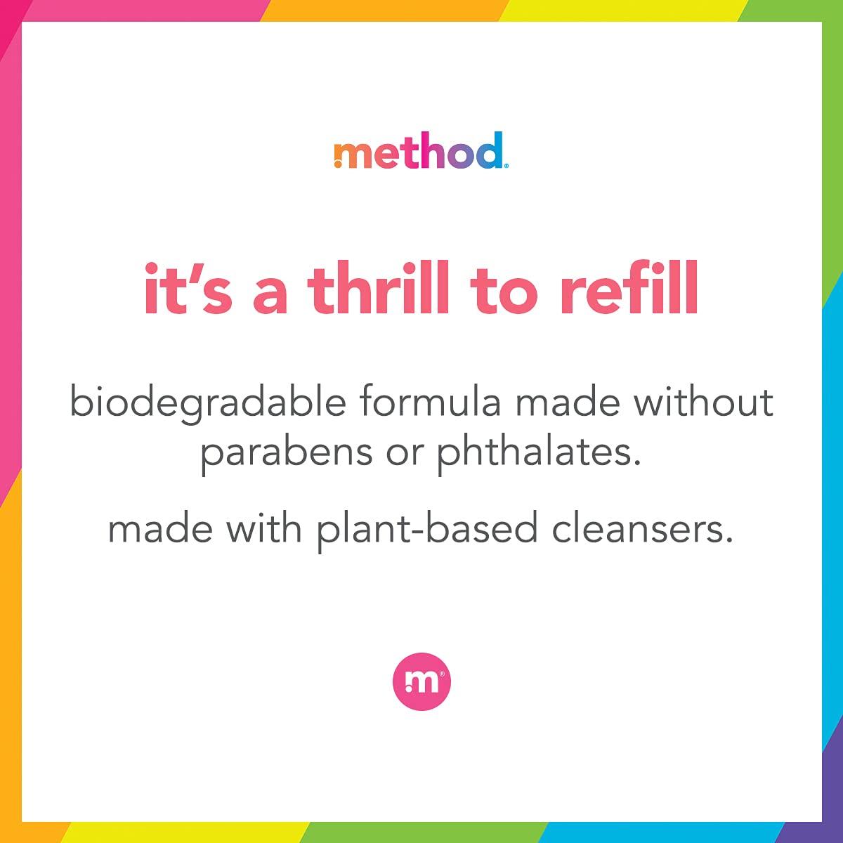 Method Foaming Hand Soap Refill Coconut Water Recyclable Bottle Biodegradable Formula 28 fl oz