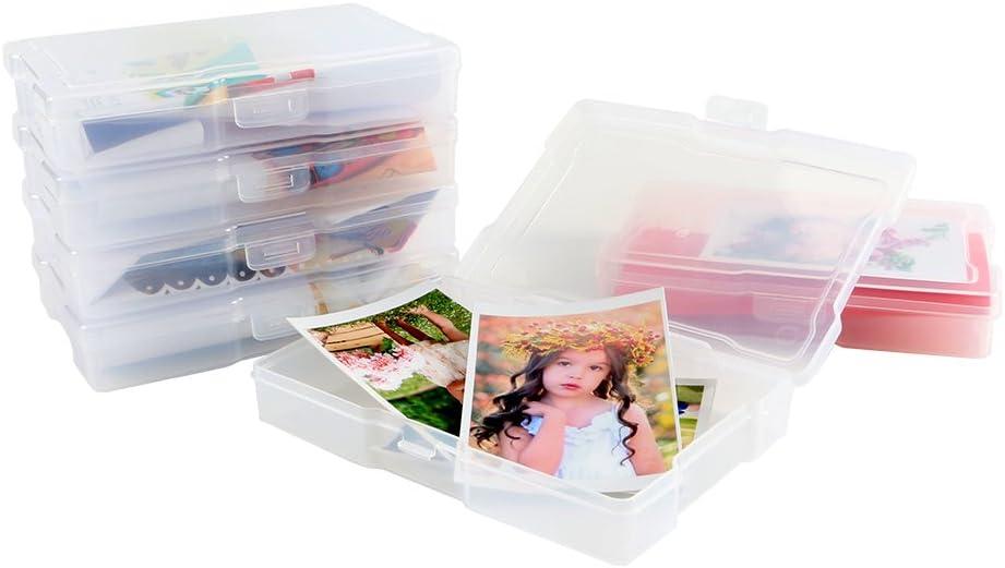 novelinks Transparent 4 x 6 Photo Storage Boxes - Photo