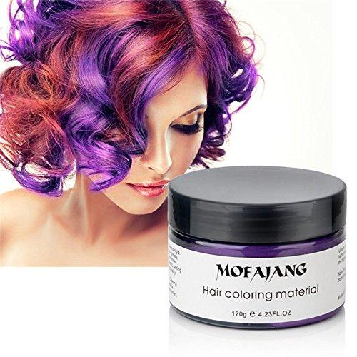 Temporary Hair Wax Color SOVONCARE Pink Hair Dye Styling Cream Hairstyle  DIY Hair Color Dyes for Men & Women Cosplay Halloween Date 4.23 oz (Pink)  4.23 Ounce (Pack of 1) 1 Pink
