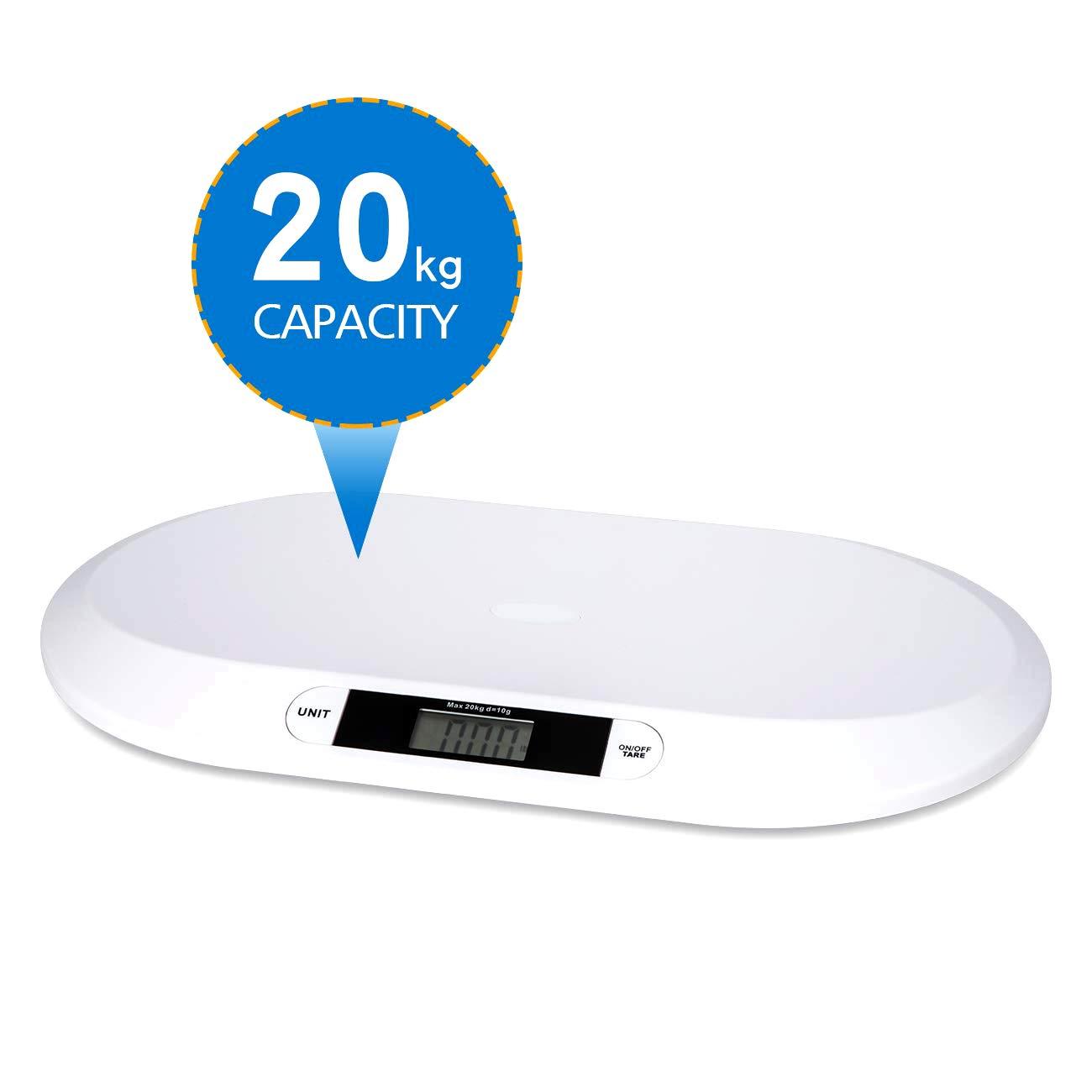 Pet Scale 20kg Comfort Portable Multifunction Health Scale for