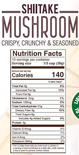 The Snak Yard Shitake Mushroom Crispy and Crunchy - 10.6 oz