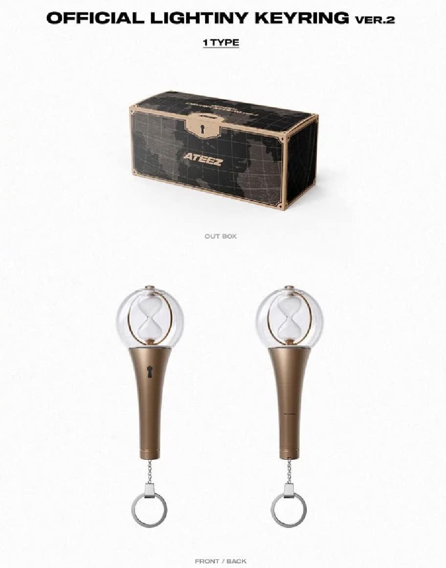 Ateez Official Fan Light Stick V2 - Mini Keyring Cheering