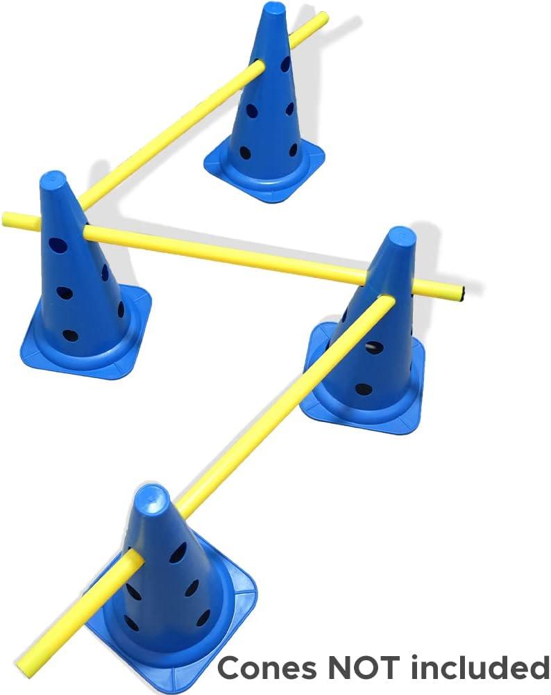 AKA SPORTS GEAR Cone Set 8 Split Soccer Poles