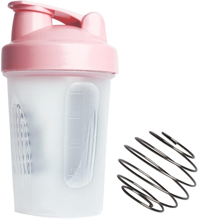Free Soul Protein Shaker Bottle 400ml with Mixball Pink BPA