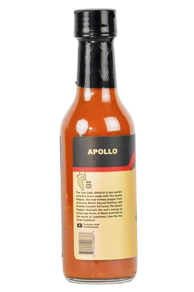 Hot Ones Last Dab Apollo Hot Sauce 5 Fl Oz Spicy Hot Sauce