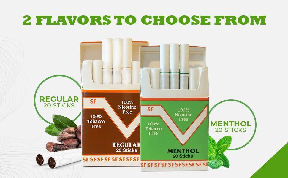 Carton 10 Packs 100% Nicotine Free (Cocoa Bean Sticks) Regular Flavor | Buy  Now with Express International Delivery