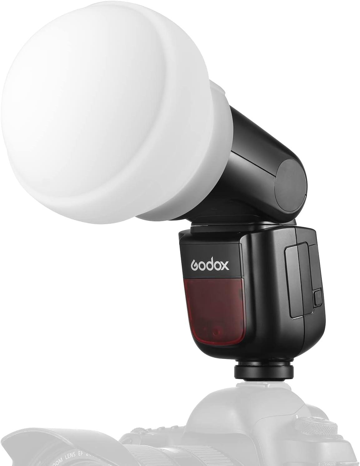 Godox AKR22 Diffusion Dome Flash Diffuser Modifier, Collapsible Soft