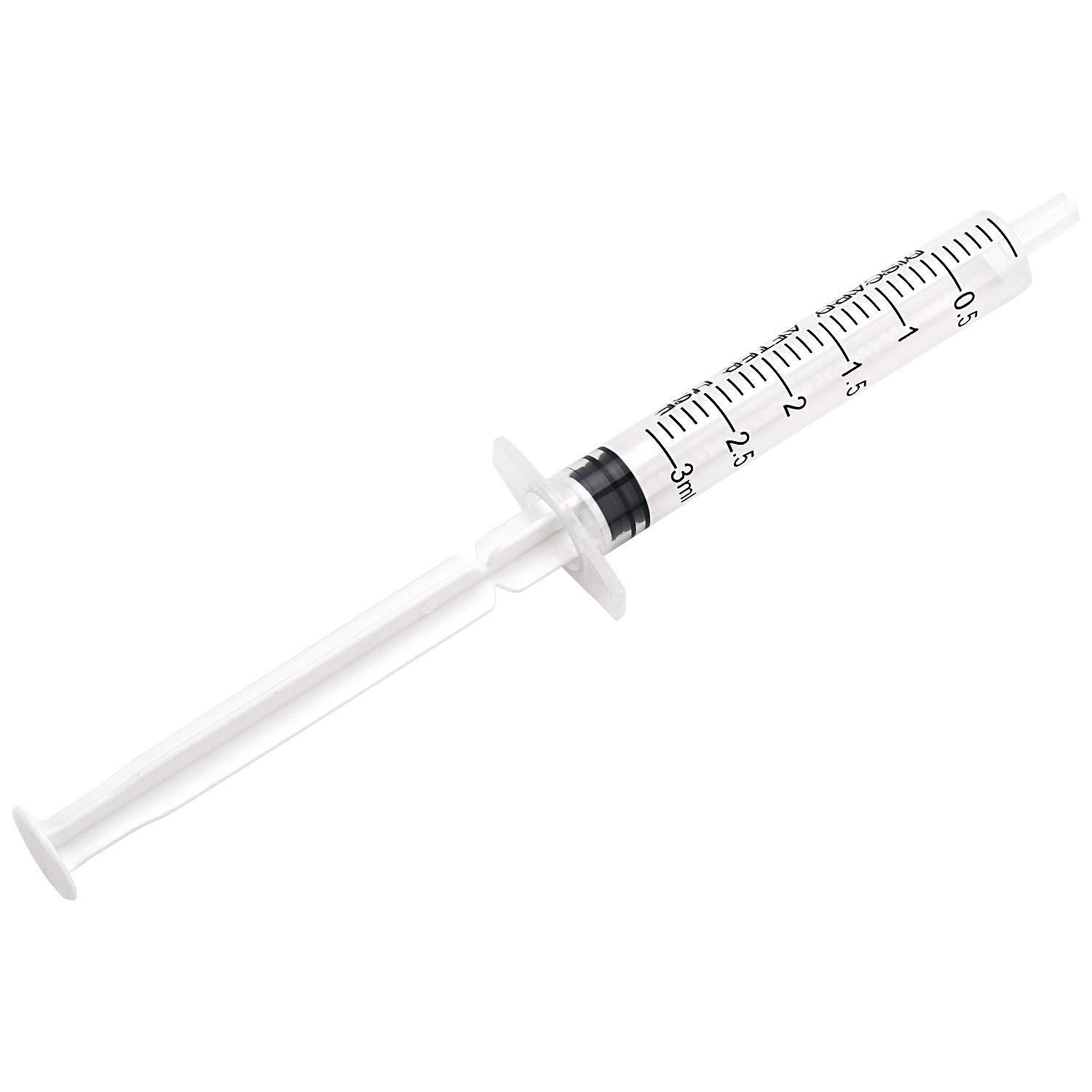 3ml Syringes with Caps (20 Pack)