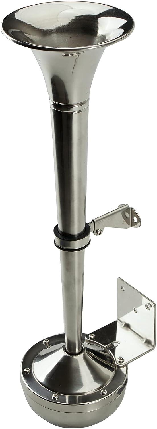 12V Single 100% Stainless Steel High Tone Marine Horn - Unicom Radio - View #14