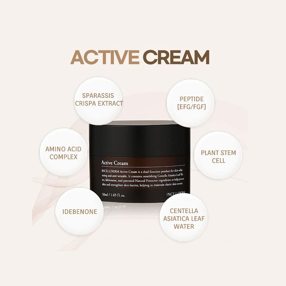 パック・フェイスマスク INCELLDERM ACTIVE CREAM EX 50mL パック