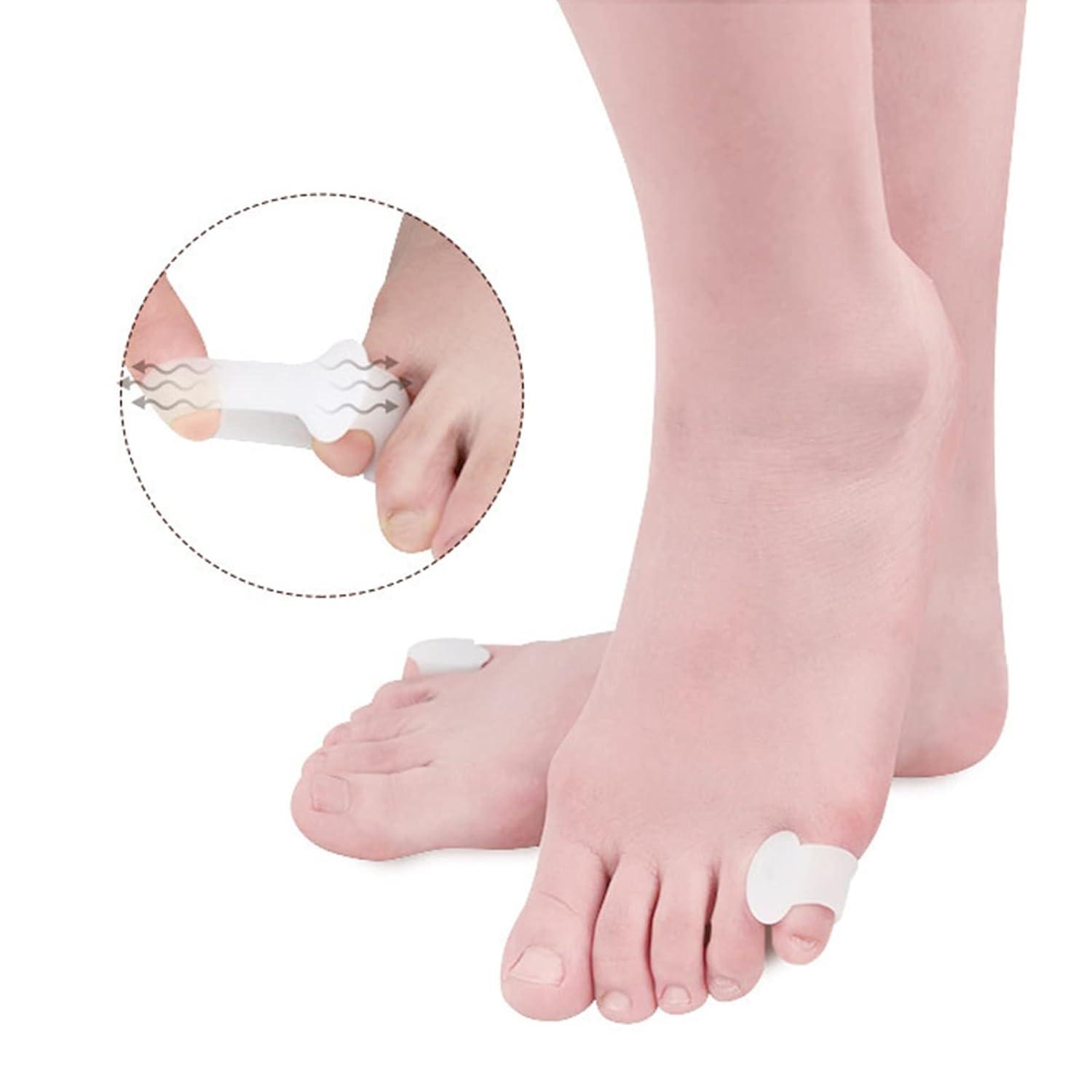 Gel Toe Separators For Overlapping Toe Bunion Corrector Pads For