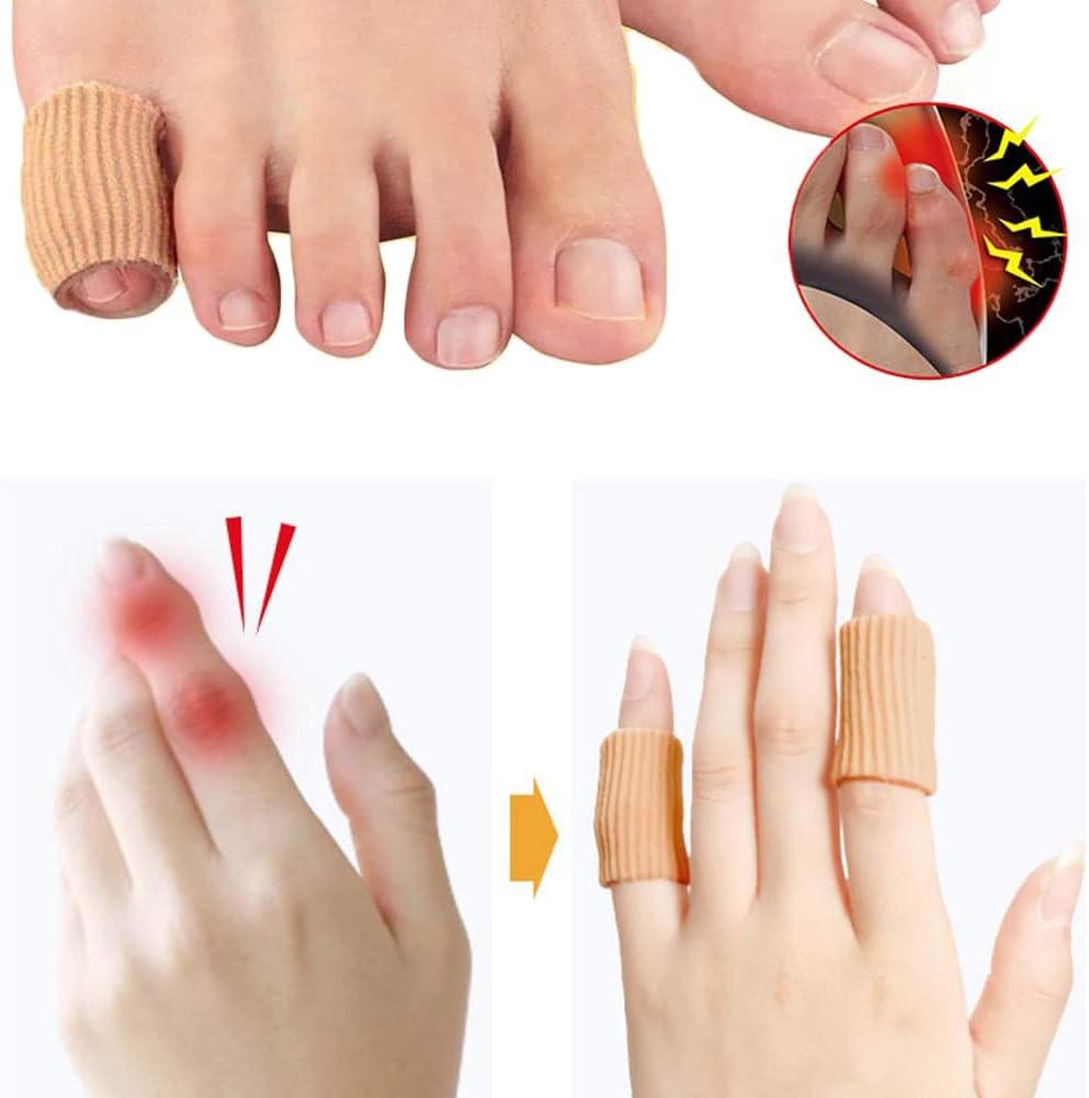 26PCS Toe Tubes Sleeves Protectors Toe Spacers Toe Separators Toe