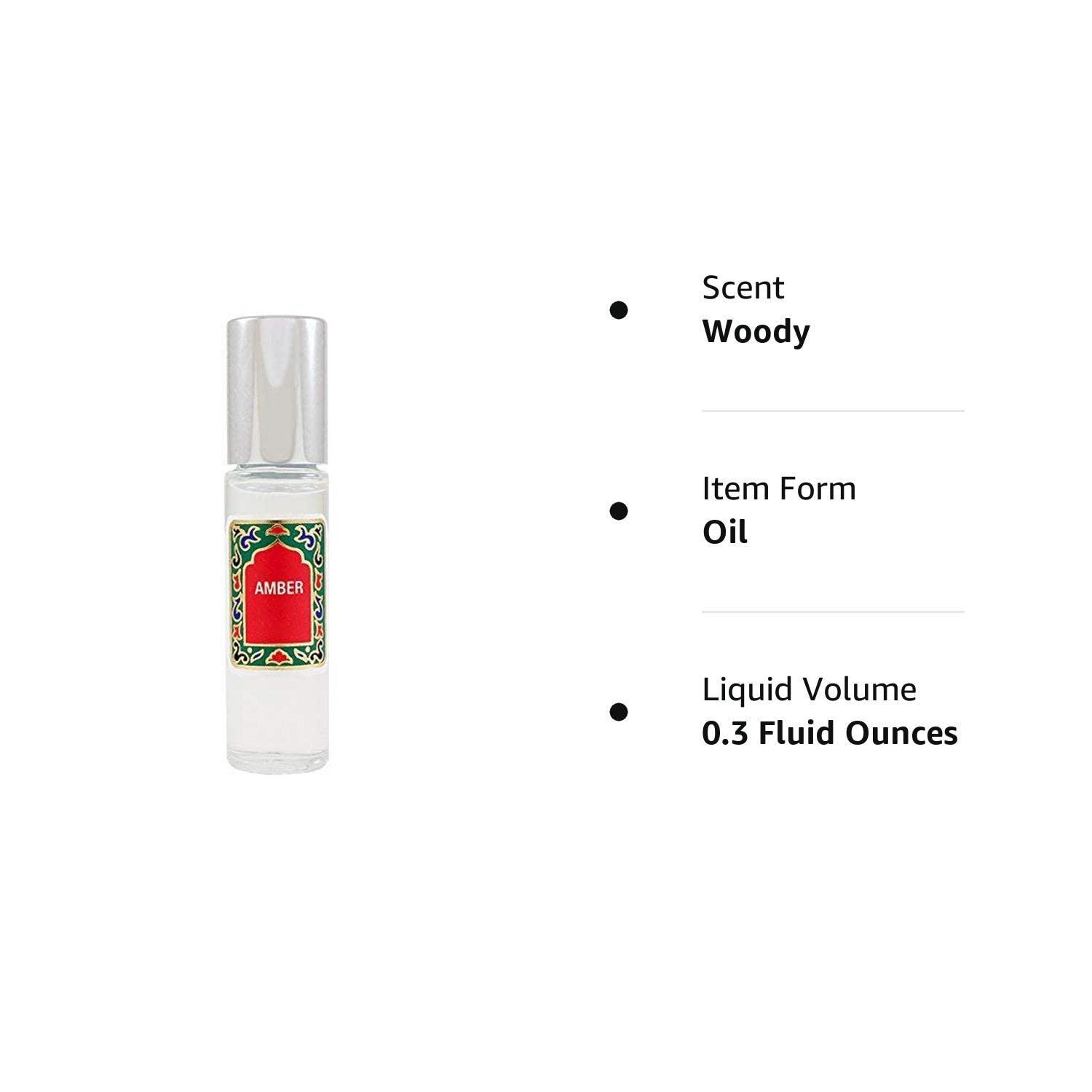 NEMAT ENTERPRISES Amber Perfume Oil, 10 ML