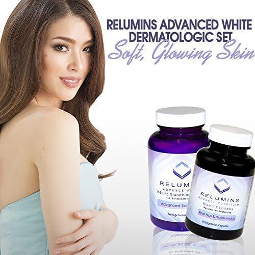 glutathione 1650mg Relumins Advance White Oral Glutathione & Placenta 60 capsules Vegetarian  Whitening Formula Skin Repair And Rejuvenation Gmp/Us Fda Approved 30-Day  Supply Capsules - Lazada