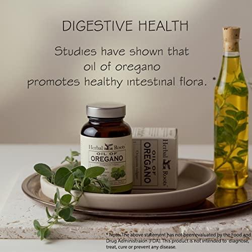 Herbal Roots Oil of Oregano Softgel Capsules Extra Strength 150mg