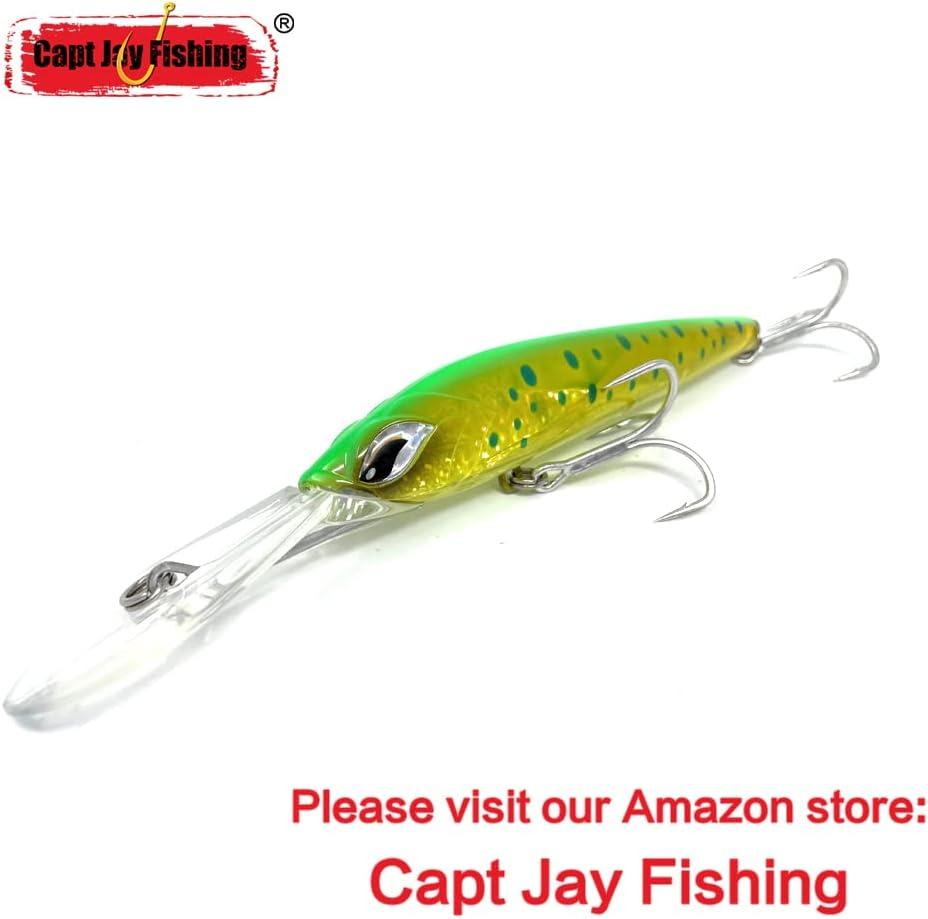 Capt Jay Deep Diving Swimbait Sinking Minnow Lure - 180mm Saltwater  Trolling Lure for Mahi Mahi | Buy Now with Express International Delivery |  GoSupps.com