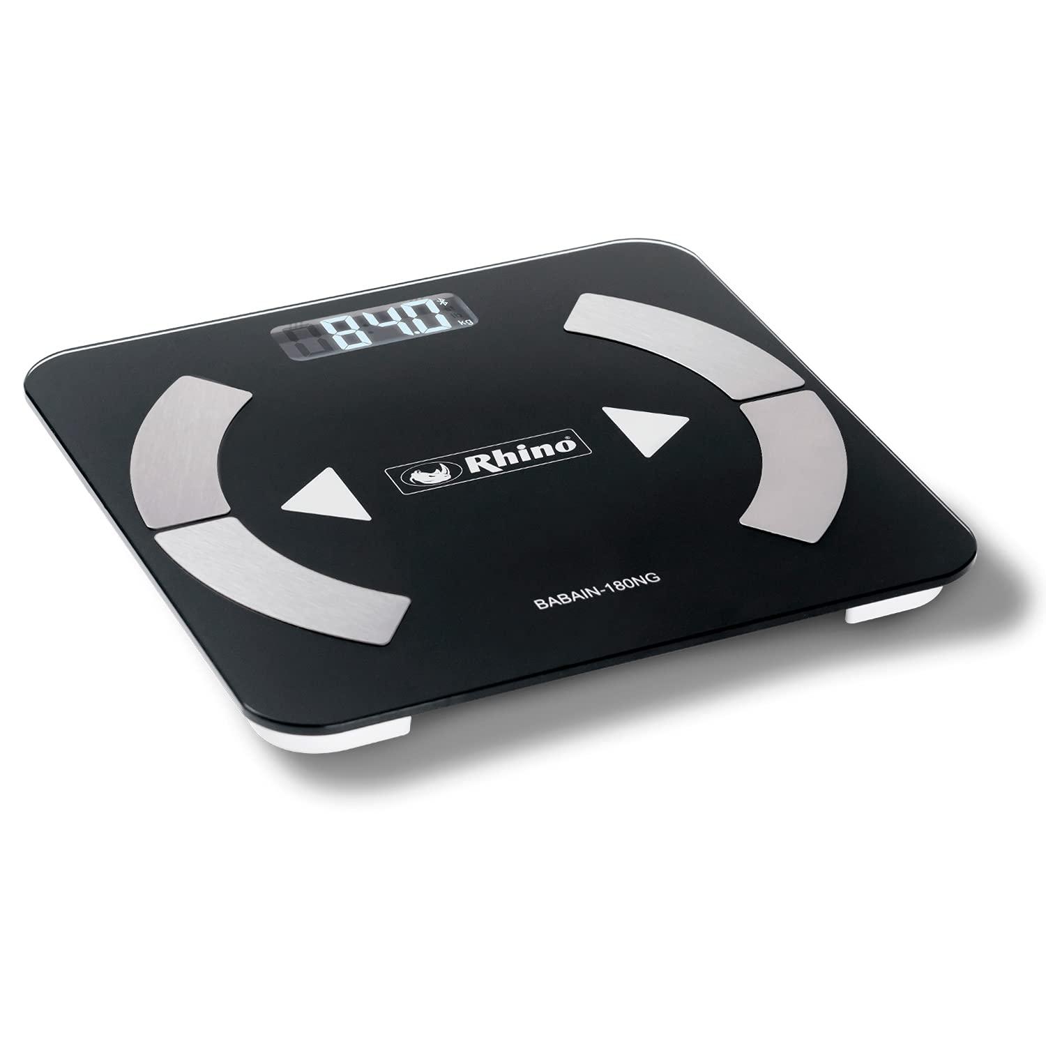 RHINO Smart Scale for Body Weight High Precision Bluetooth Fitness App iOS  an for sale online