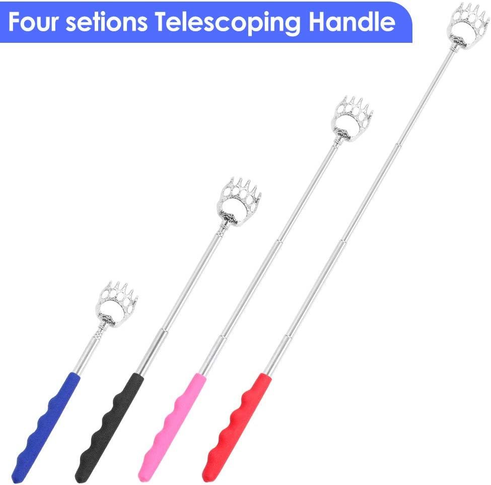 4Pack Back Scratcher for Women Men Extendable Bear Claw Automatic