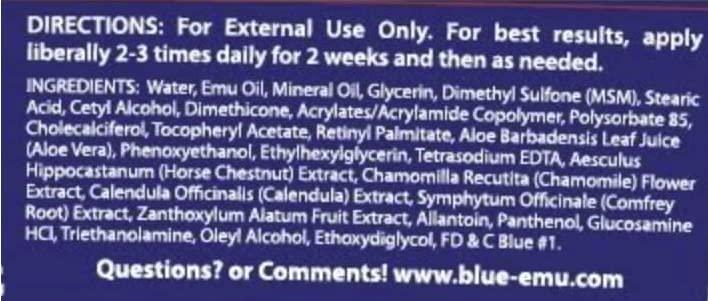 Blue-Emu Original Analgesic Cream - wide 6