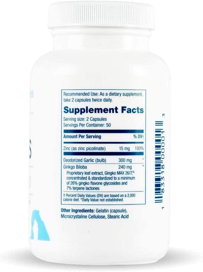 Arches Tinnitus Formula with Ginkgo Max 26/7 Natural Treatment for