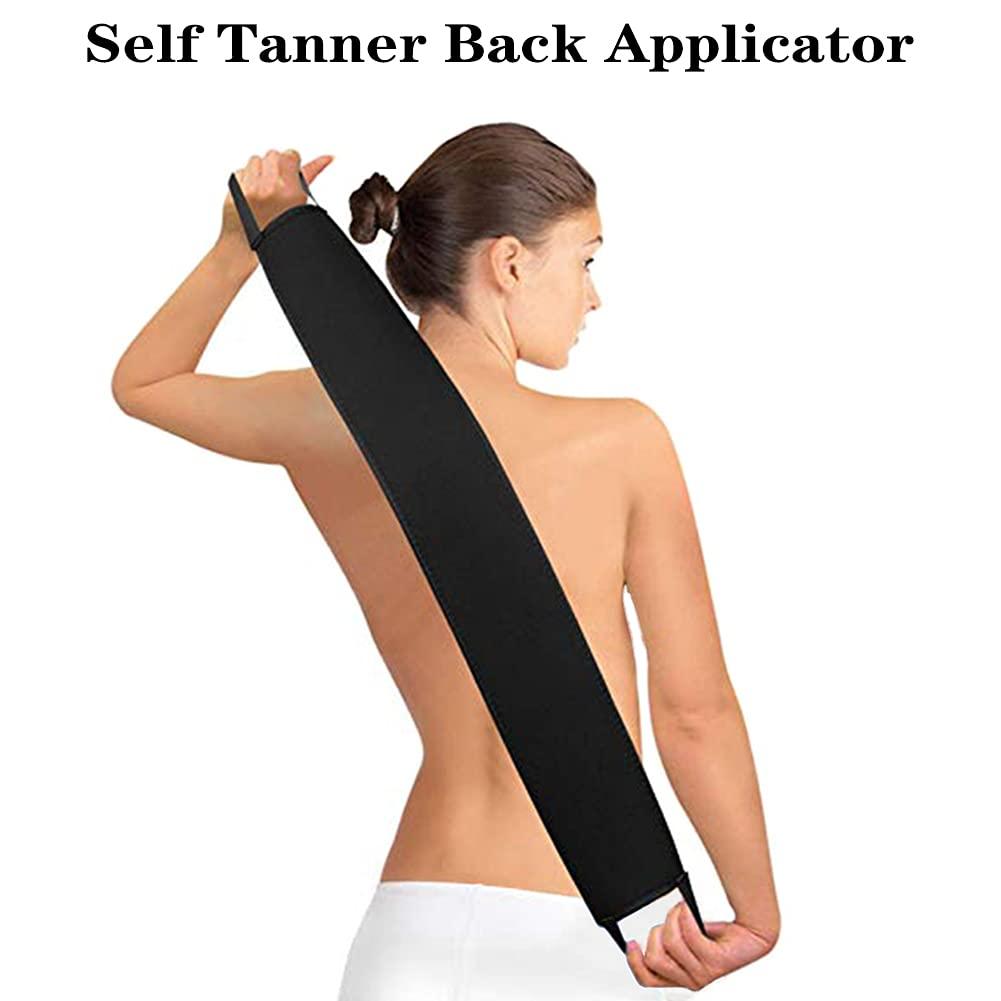 stusgo 3 in 1 Self Tanning Mitt Applicator Kit Mini Face Tan Mitt Back Lotion Applicators Lotion