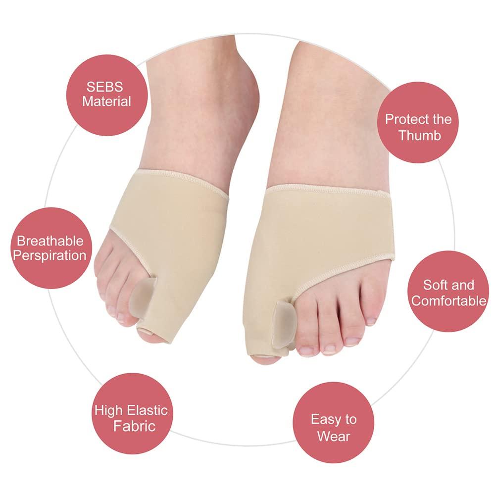 Bunion Corrector, Feedlex Hallux Valgus Brace Splint Pads Bunion Big