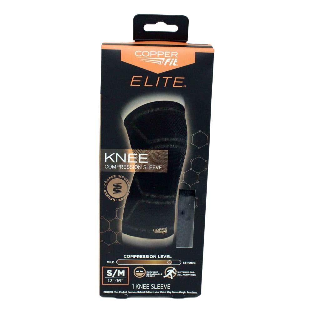 Copper Fit Elite Knee Compression Sleeve Small/Medium Size Copper
